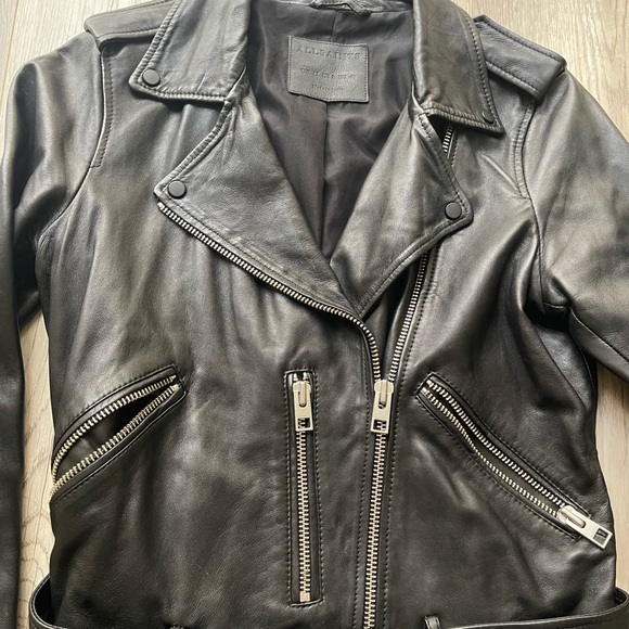 Allsaints Balfern Leather Jacket - Picture 7 of 16